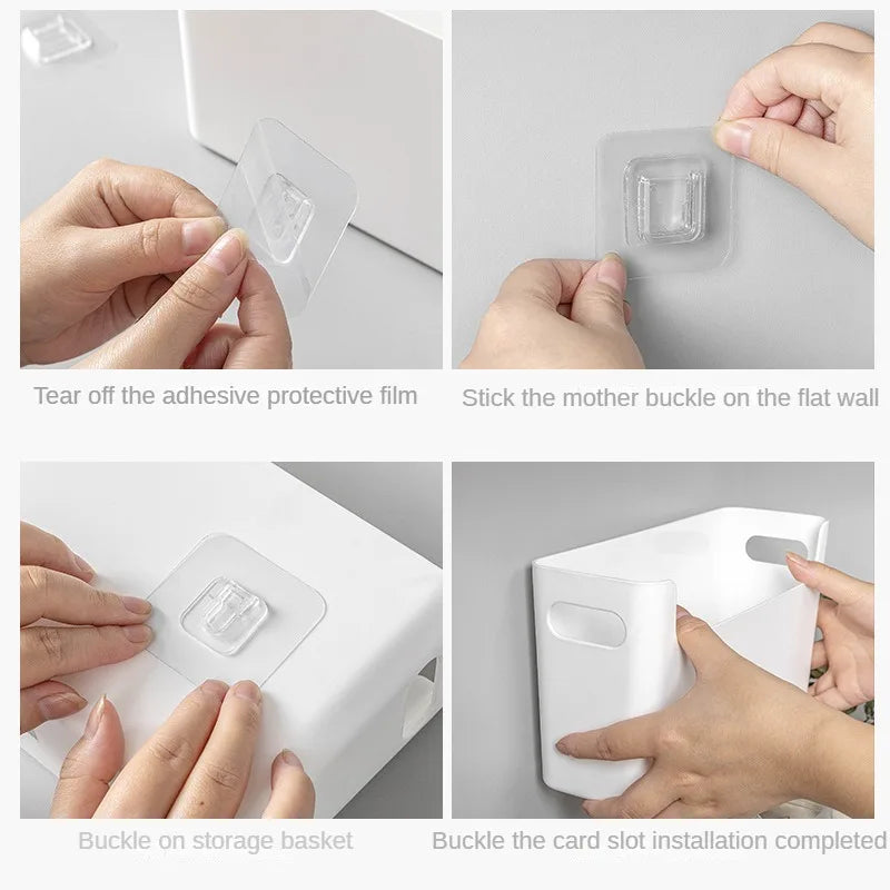 No-Punch Wall Storage Organiser