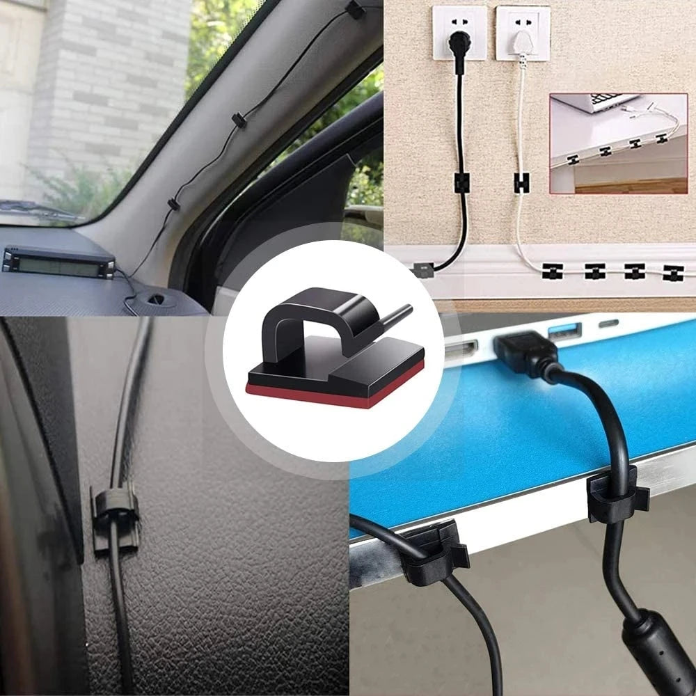Wall Mount Cable Clips 50pcs