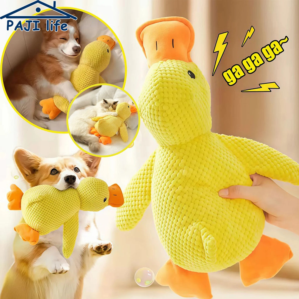Plush Duck Dog Toy