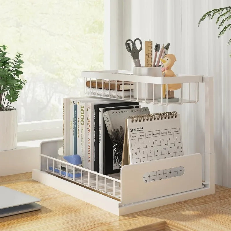 2-Tier Sliding Sink Organizer