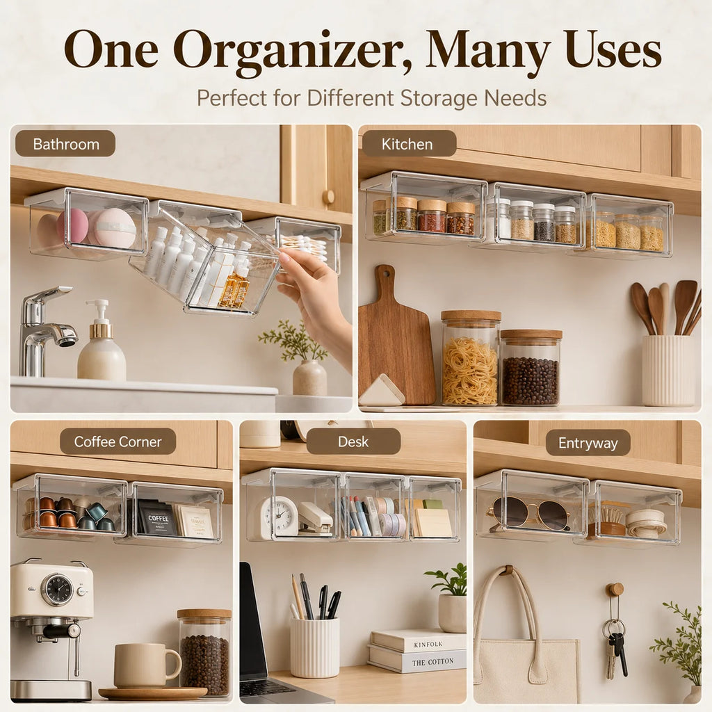 Under Cabinet Tilt Storage Box