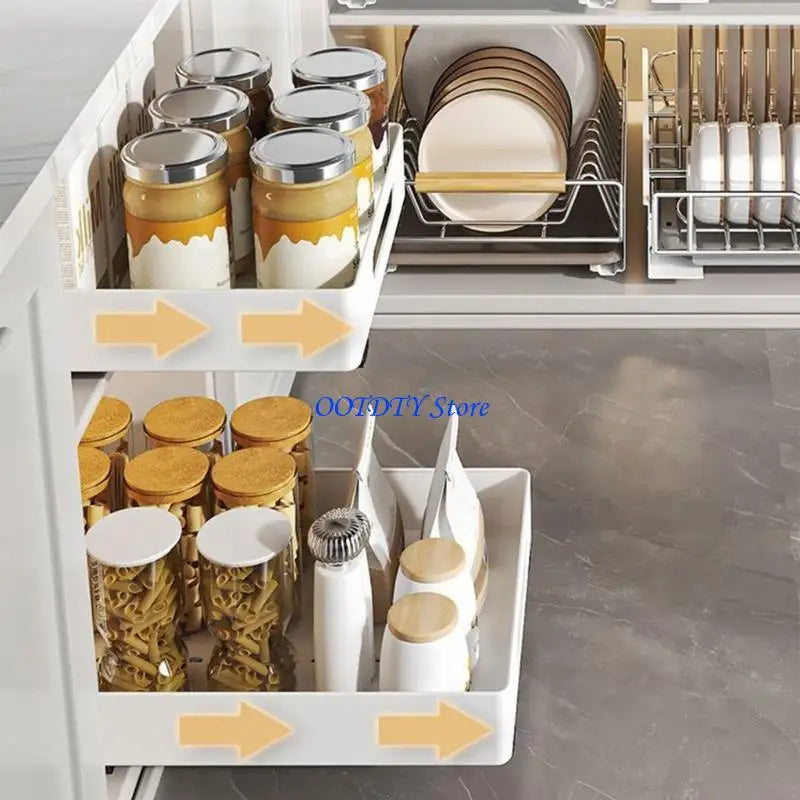 Extendable Pull-Out Drawer Shelf