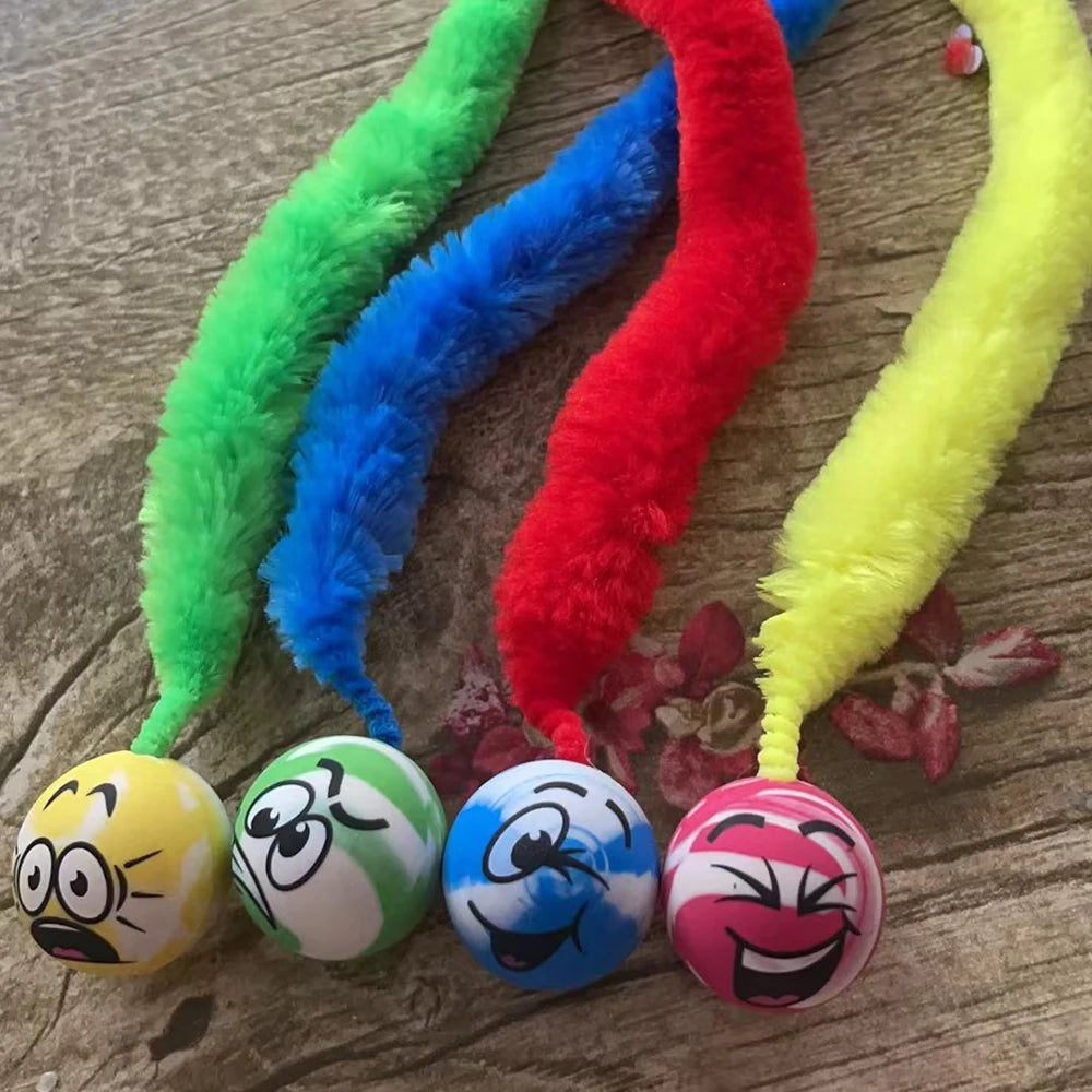 Bouncing Caterpillar Cat Toy