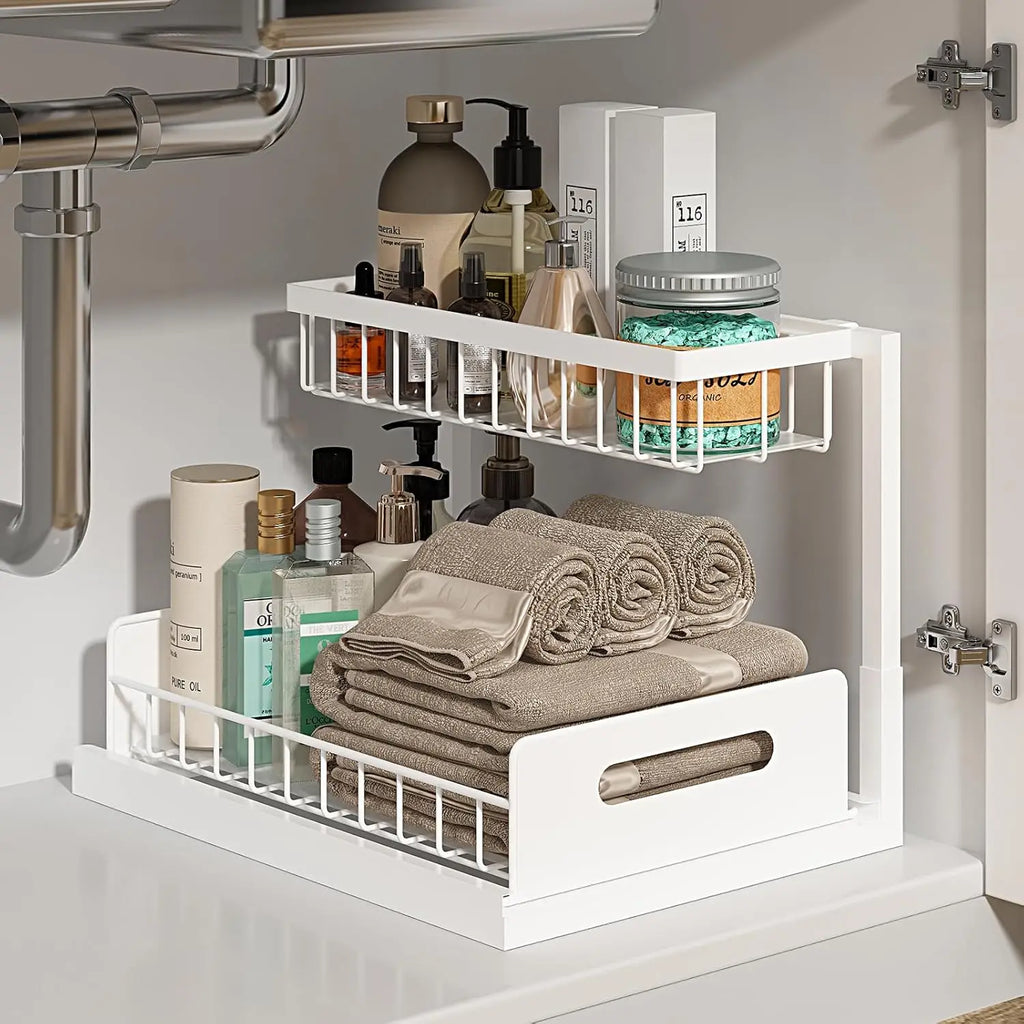 2-Tier Sliding Sink Organizer
