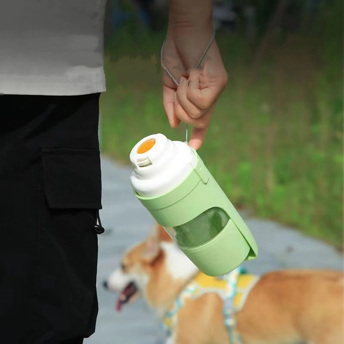 2-in-1 Pet Travel Bottle
