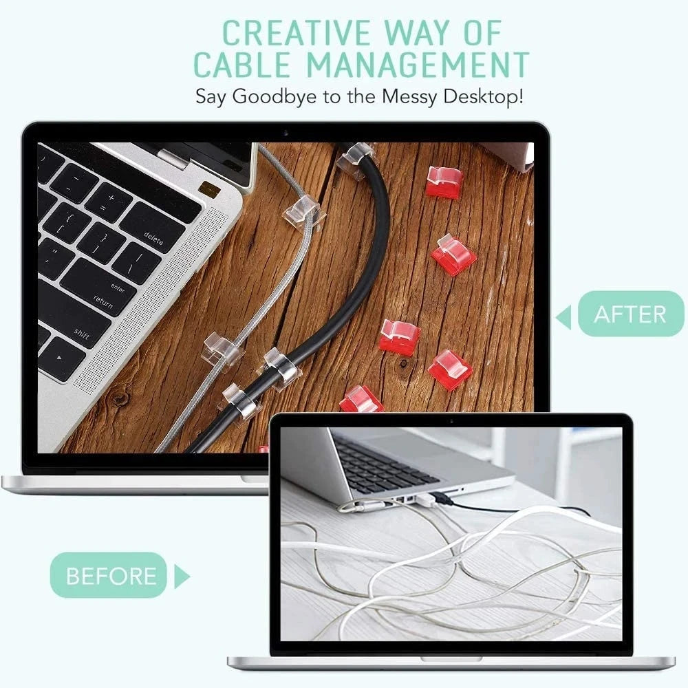 Wall Mount Cable Clips 50pcs