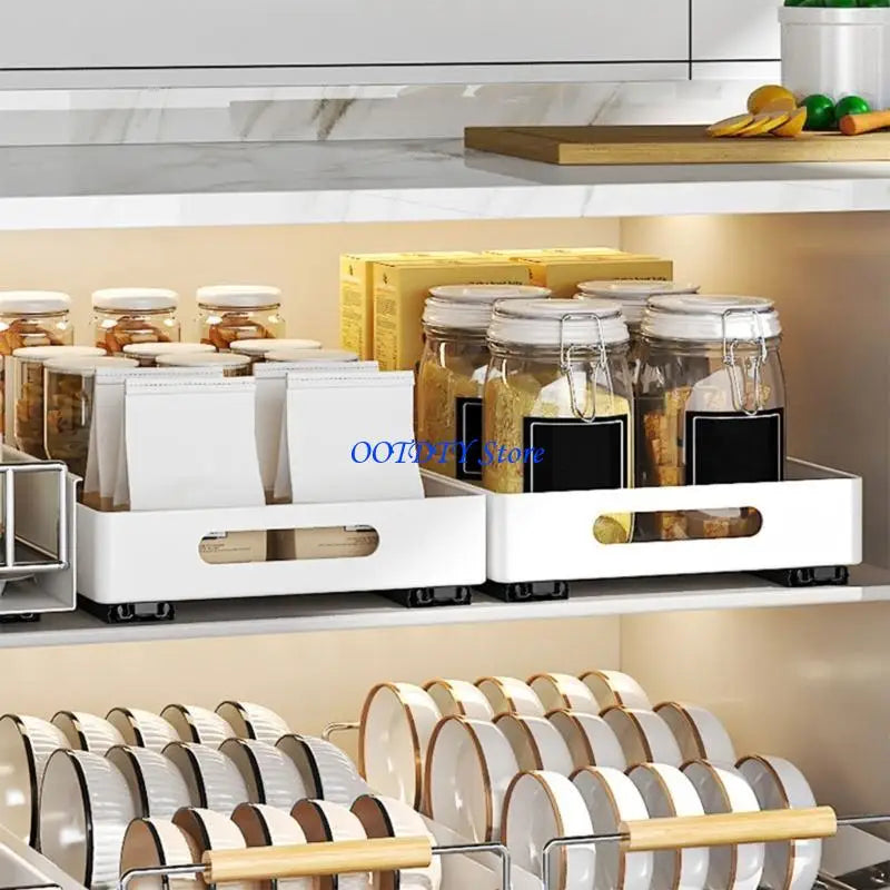 Extendable Pull-Out Drawer Shelf