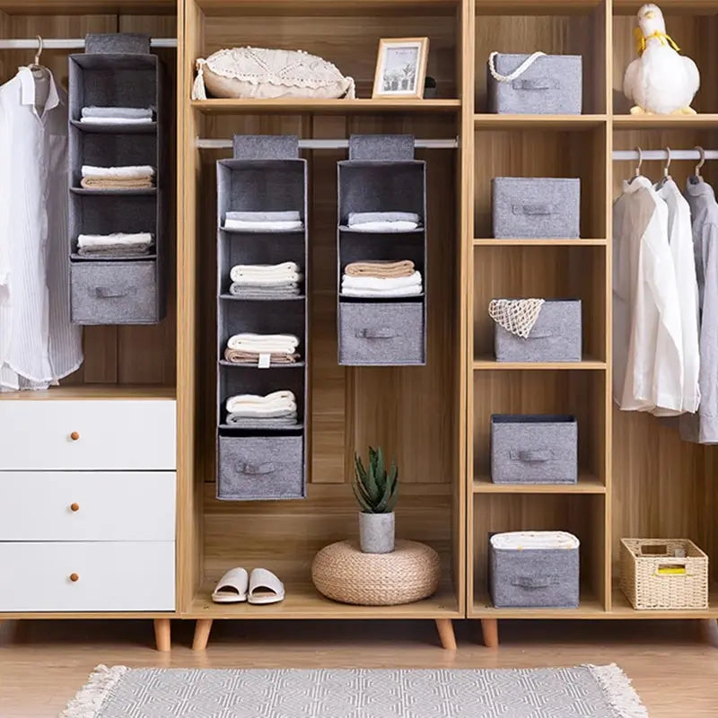 Portable Wardrobe Hanging Storage