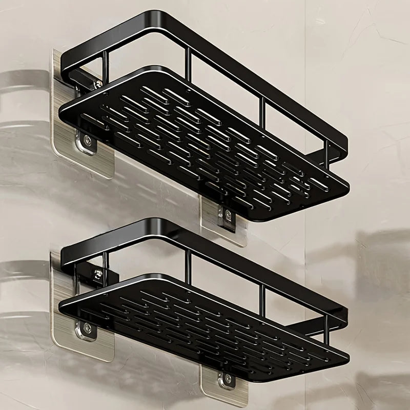 Punch-Free Bathroom Shelf