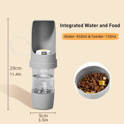 2-in-1 Pet Travel Bottle