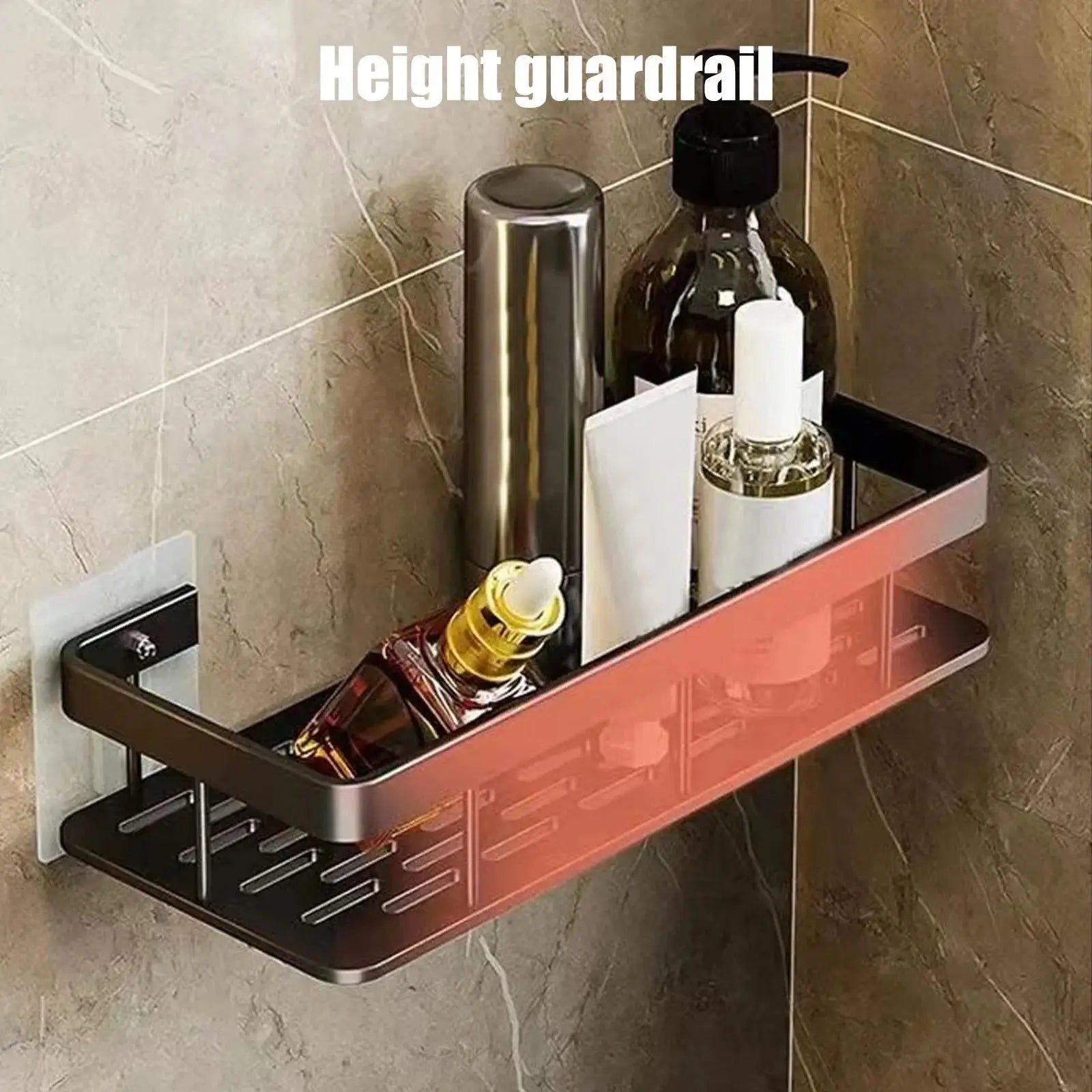 Punch-Free Bathroom Shelf