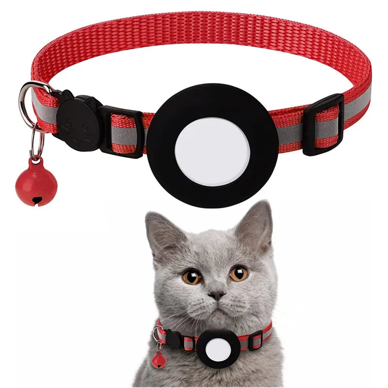 Reflective AirTag Cat Collar