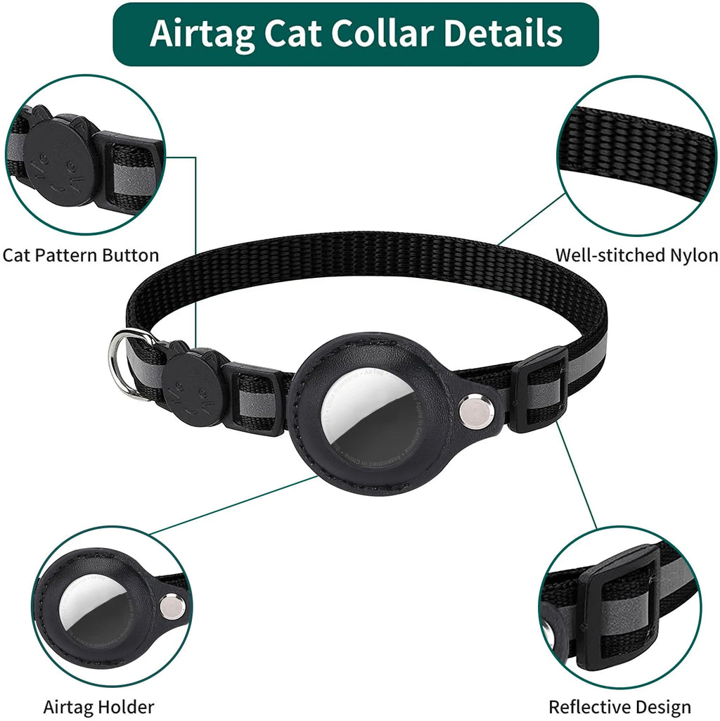 Breakaway AirTag Cat Collar