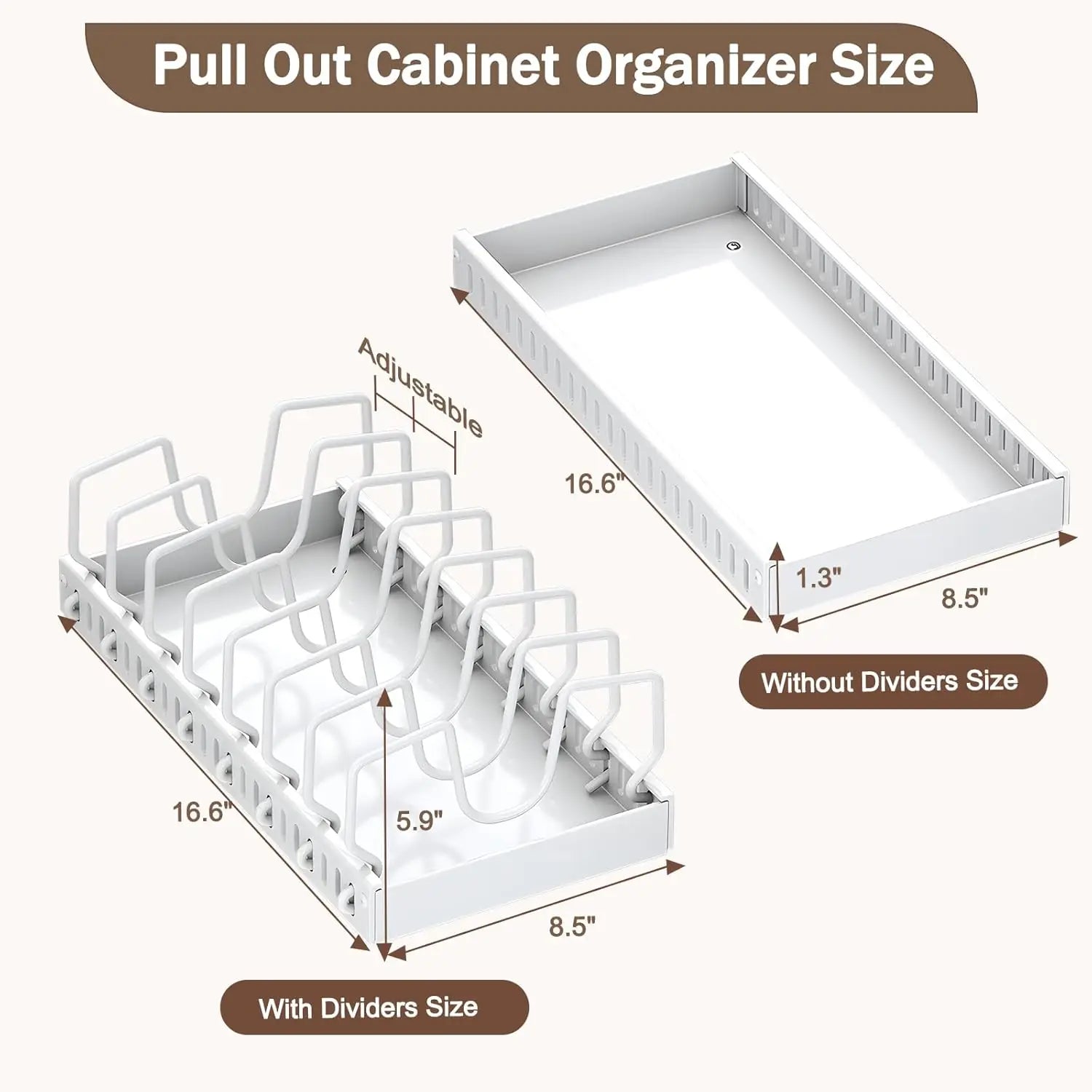 Pots and Pans Pull-Out Organizer