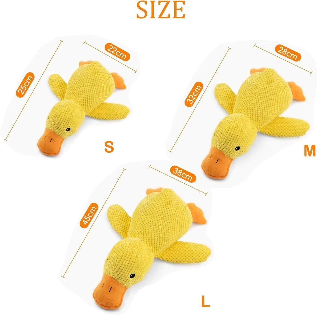 Plush Duck Dog Toy