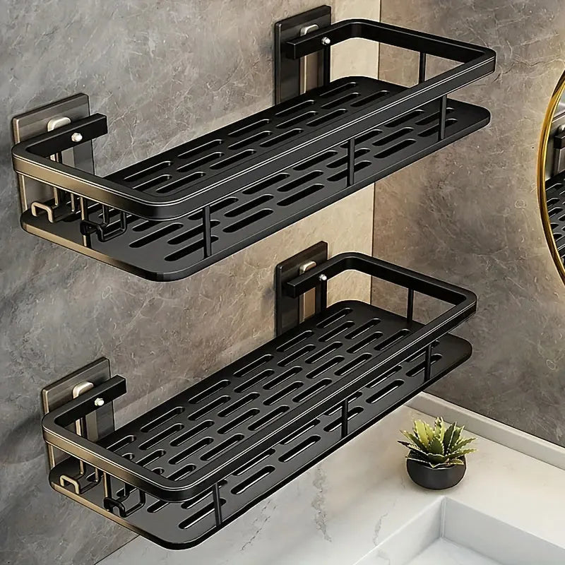Punch-Free Bathroom Shelf