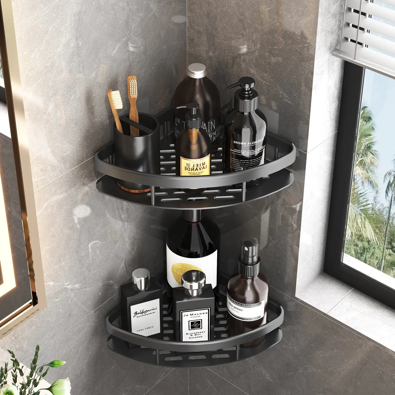 Wall Mount Corner Shower Shelf