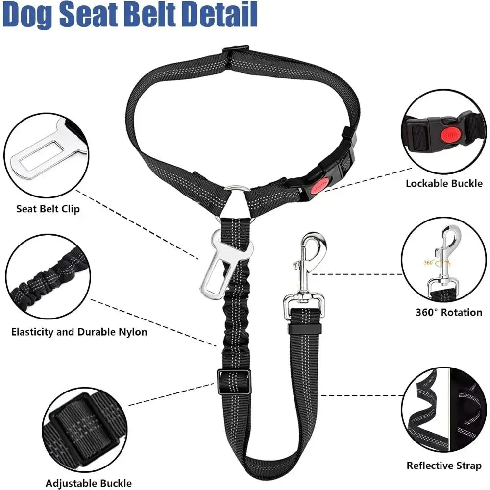 Dog Car Seatbelt Restraint