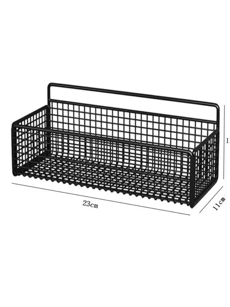 No-Drill Bathroom Storage Shelf