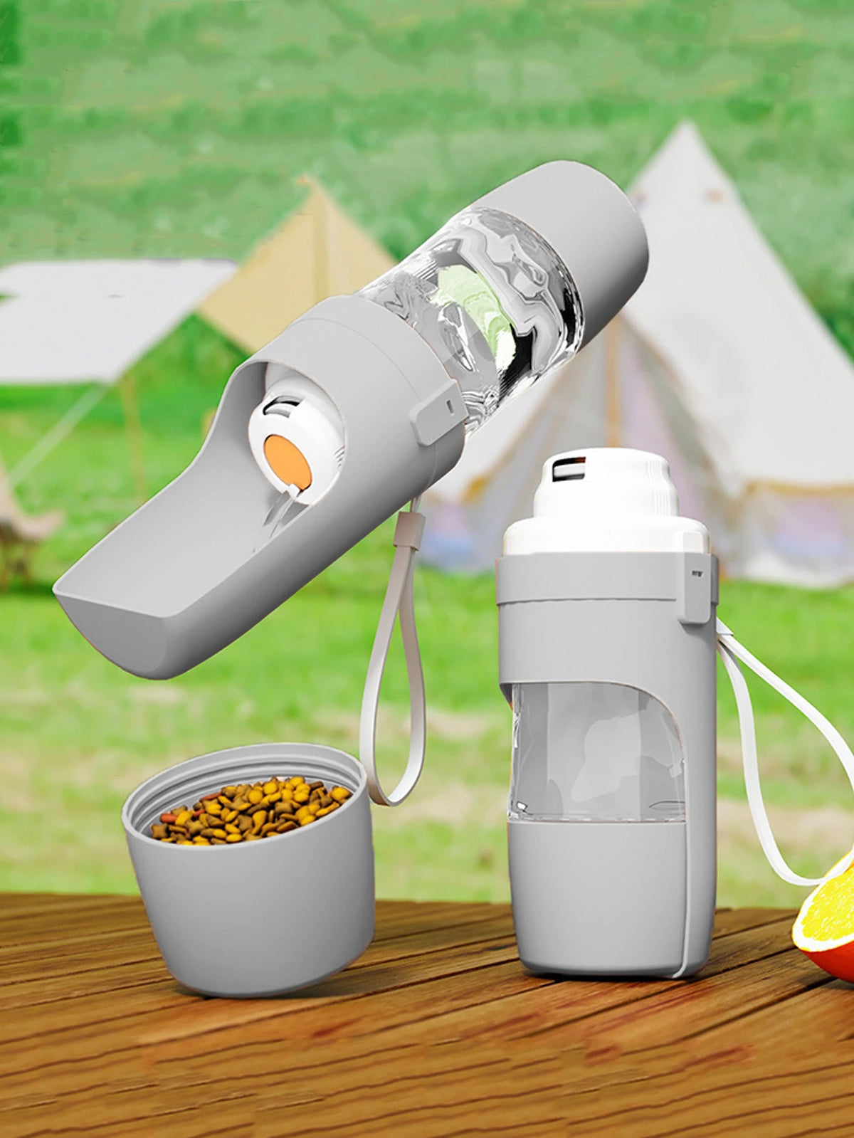 2-in-1 Pet Travel Bottle